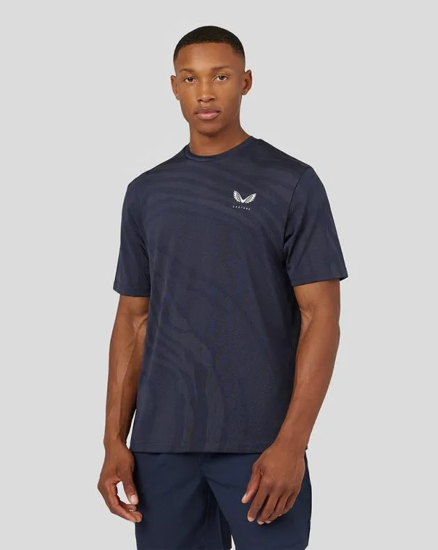 Men Castore Tops Core Tech Tee 8211 Navy