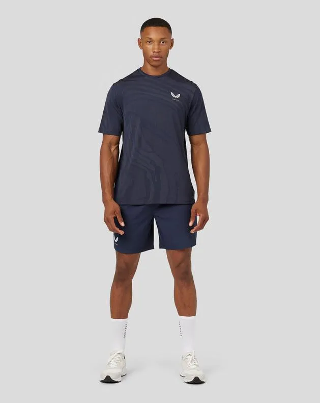 Men Castore Tops Core Tech Tee 8211 Navy