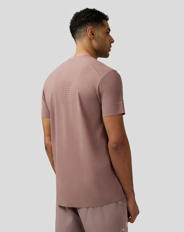 Men Castore Tops Zone Ventilation Training TShirt 8211 Peach Clay