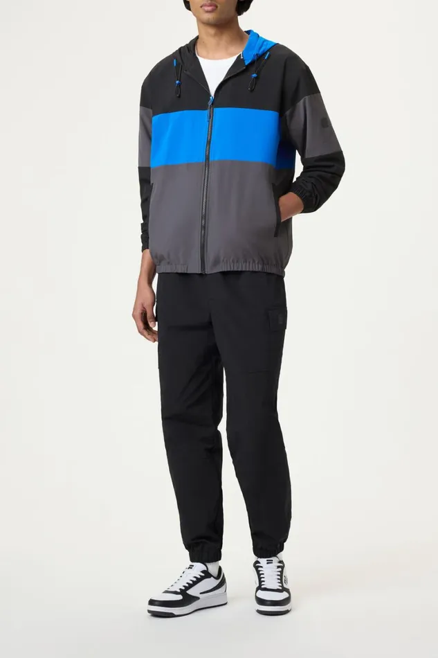 Men Coats and Jackets Fila Defensive Block Jacket 009 Blackprince Blueasphalt Men Coats and Jackets Fila Defensive Block Jacket 009 Blackprince Blueasphalt