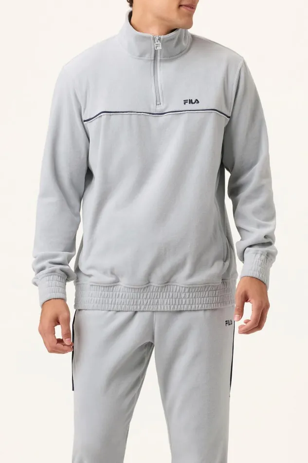 Men Coats and Jackets Fila Velour Track Jacket 068 Highrisefila Navywhite Men Coats and Jackets Fila Velour Track Jacket 068 Highrisefila Navywhite