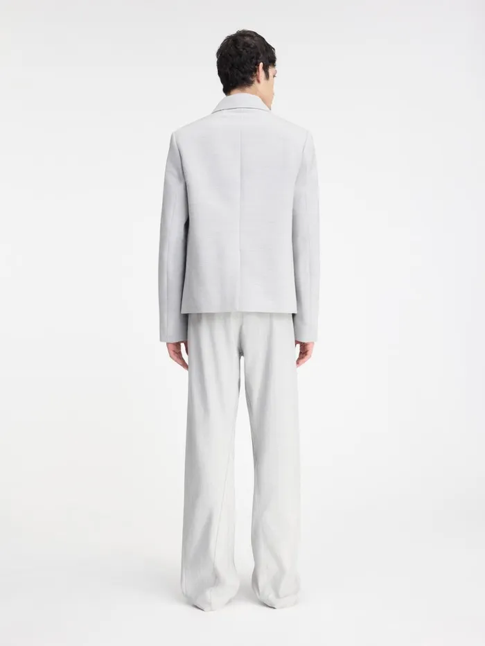 Men Coats and Jackets JACQUEMUS The Giacca Jacket Light Grey