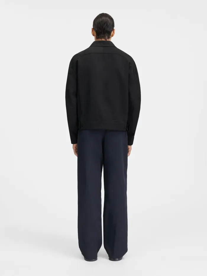 Men Coats and Jackets JACQUEMUS The Linu Jacket Black Men Coats and Jackets JACQUEMUS The Linu Jacket Black