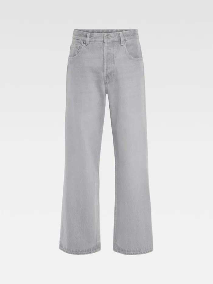 Men Denim JACQUEMUS The Wide DeNmes Denim Pants Grey Offwhite Men Denim JACQUEMUS The Wide DeNmes Denim Pants Grey Offwhite