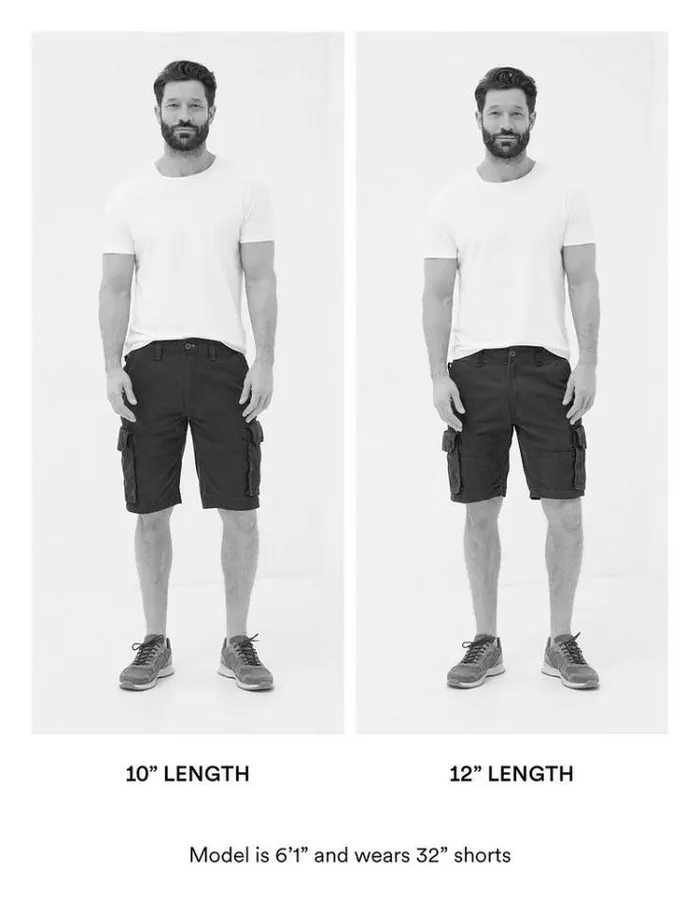 Men FatFace Shorts Breakyard Organic Cotton Cargo Shorts Light Grey