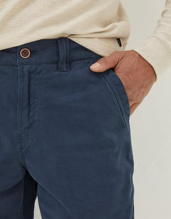 Men FatFace Shorts Cove Chino Shorts Navy