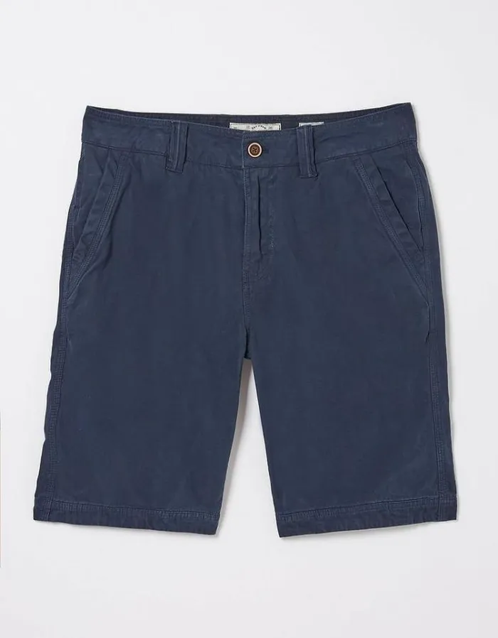 Men FatFace Shorts Cove Chino Shorts Navy