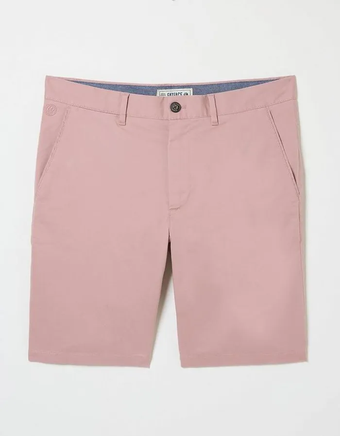 Men FatFace Shorts Mawes Chino Shorts Light Pink