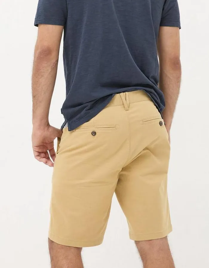 Men FatFace Shorts Mawes Chino Shorts Yellow