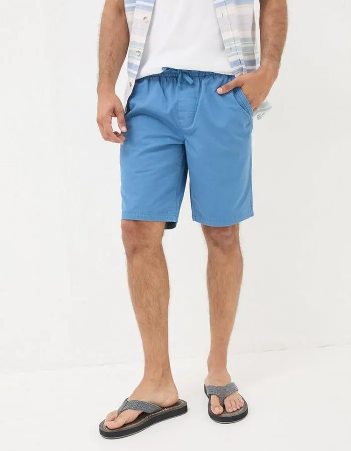 Men FatFace Shorts Seaton Pull On Shorts Blue