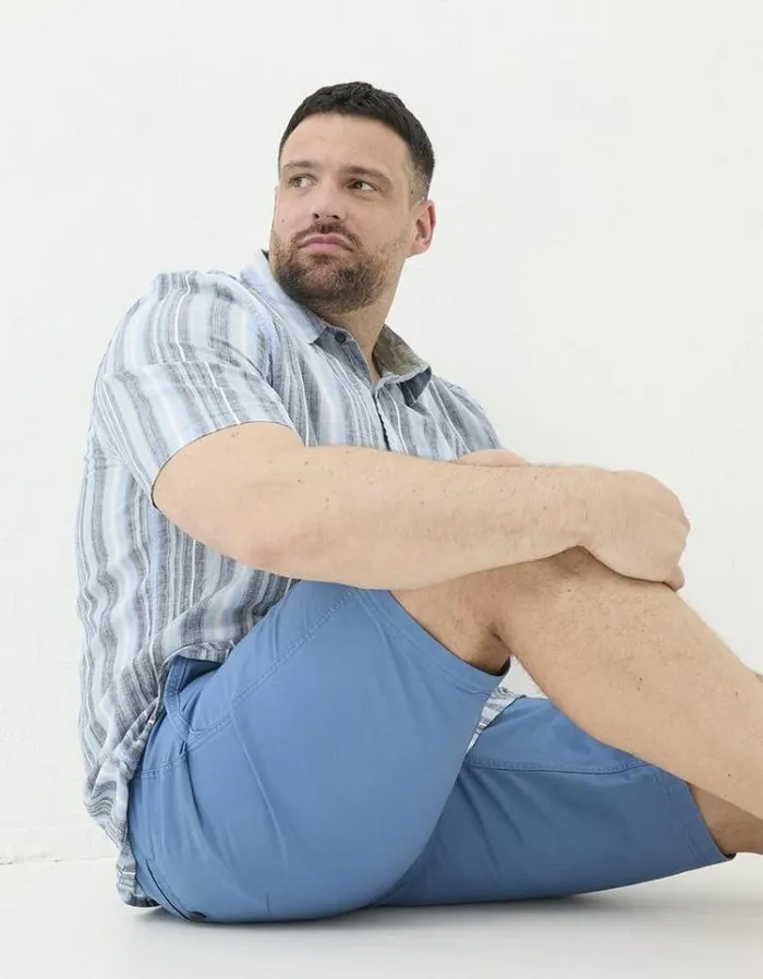 Men FatFace Shorts Seaton Pull On Shorts Blue