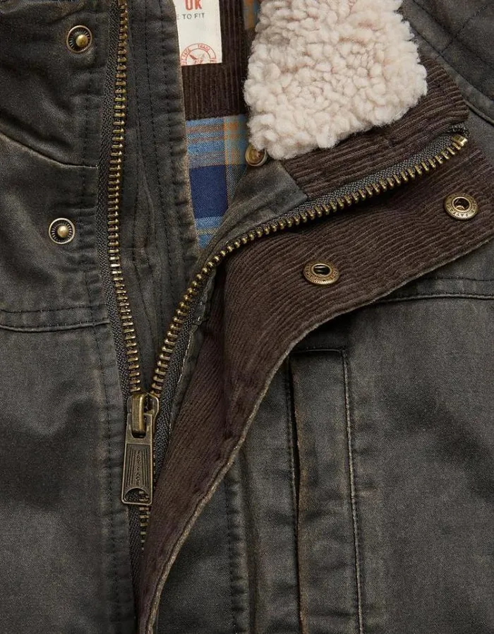 Men FatFace Tall Collection Broadsands Jacket Brown