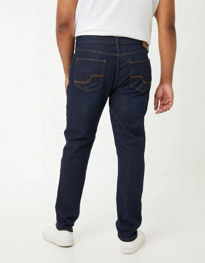 Men FatFace Tall Collection Slim Dark Vintage Wash Jeans Denim