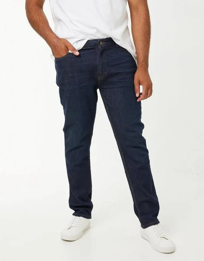 Men FatFace Tall Collection Slim Dark Vintage Wash Jeans Denim