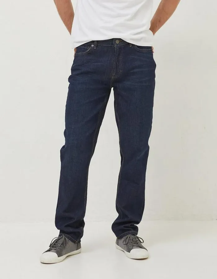 Men FatFace Tall Collection Slim Dark Vintage Wash Jeans Denim