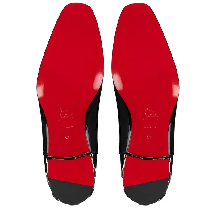 Men Greggy Oxfords 8211 Patent Leather 8211 Black Christian Louboutin Buckles and Laceups