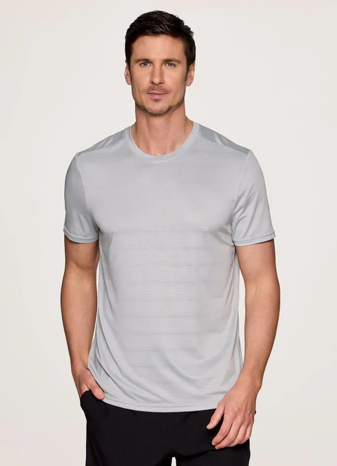 Men In Motion Workout Tee Light Grey RBX Active TShirts