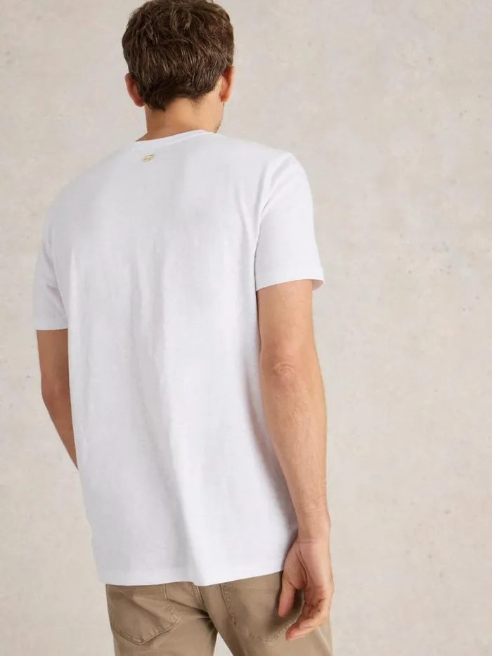 Men Indigo Tree Graphic Tee Ivory Print White Stuff TShirts