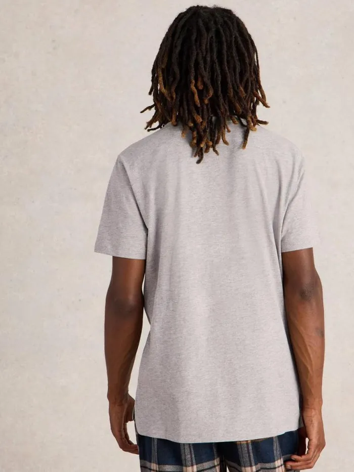 Men Jingle Scales Graphic Tee Grey Print White Stuff Loungewear Men Jingle Scales Graphic Tee Grey Print White Stuff Loungewear
