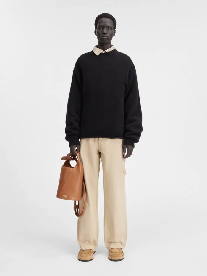 Men Knits JACQUEMUS The Jacquemus Sweater Black