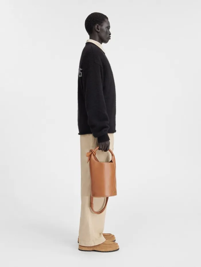 Men Knits JACQUEMUS The Jacquemus Sweater Black Men Knits JACQUEMUS The Jacquemus Sweater Black