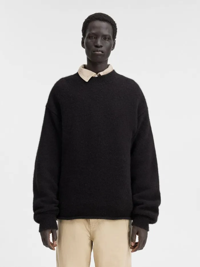 Men Knits JACQUEMUS The Jacquemus Sweater Black Men Knits JACQUEMUS The Jacquemus Sweater Black