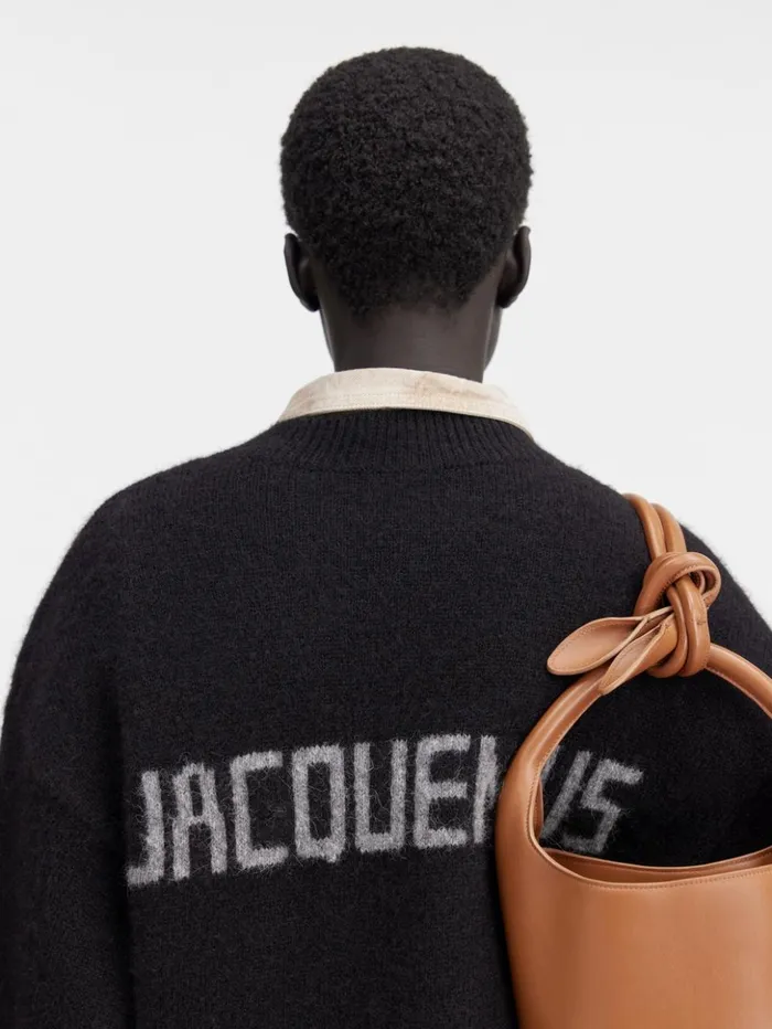 Men Knits JACQUEMUS The Jacquemus Sweater Black Men Knits JACQUEMUS The Jacquemus Sweater Black