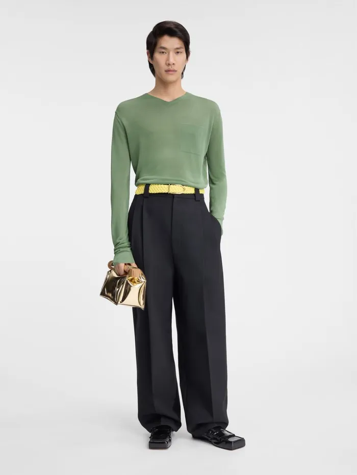 Men Knits JACQUEMUS The Paseo Knit Light Green