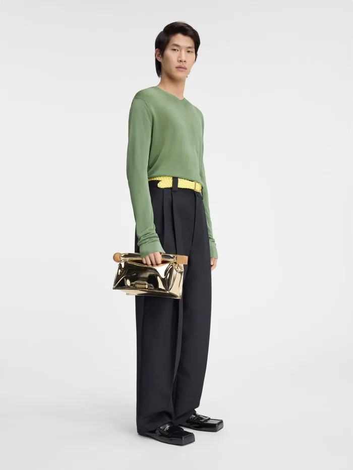Men Knits JACQUEMUS The Paseo Knit Light Green Men Knits JACQUEMUS The Paseo Knit Light Green