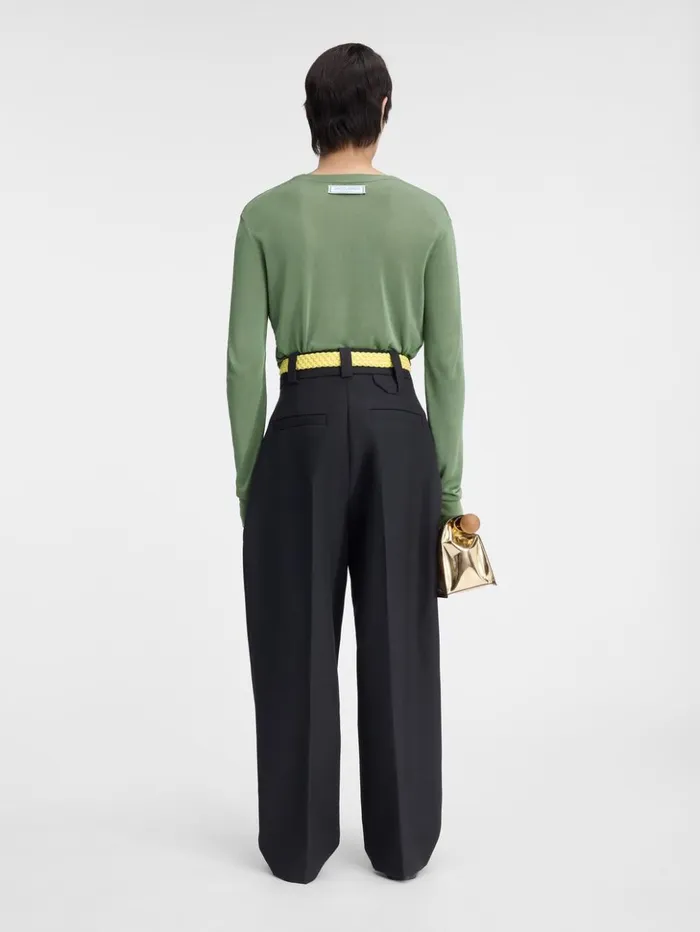 Men Knits JACQUEMUS The Paseo Knit Light Green Men Knits JACQUEMUS The Paseo Knit Light Green
