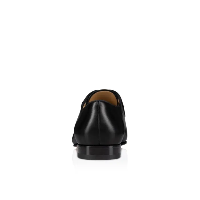 Men Lafitte Oxford 8211 Calf Leather 8211 Black Christian Louboutin Buckles and Laceups