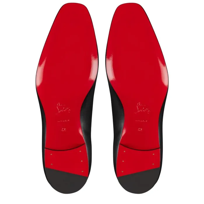 Men Lafitte Oxford 8211 Calf Leather 8211 Black Christian Louboutin Buckles and Laceups