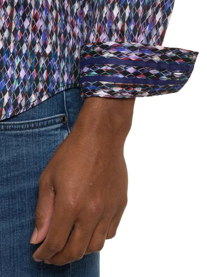 Men Long Sleeve Button Down Shirts Robert Graham ANDOLINI LONG SLEEVE BUTTON DOWN SHIRT Multi