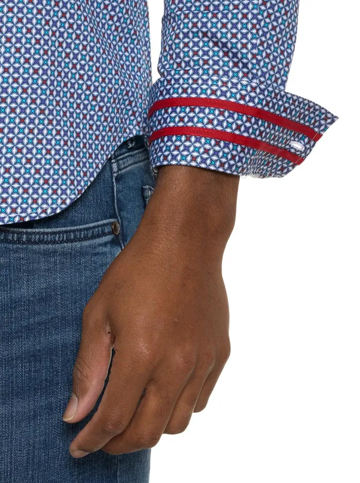 Men Long Sleeve Button Down Shirts Robert Graham COSTA LONG SLEEVE BUTTON DOWN SHIRT Multi