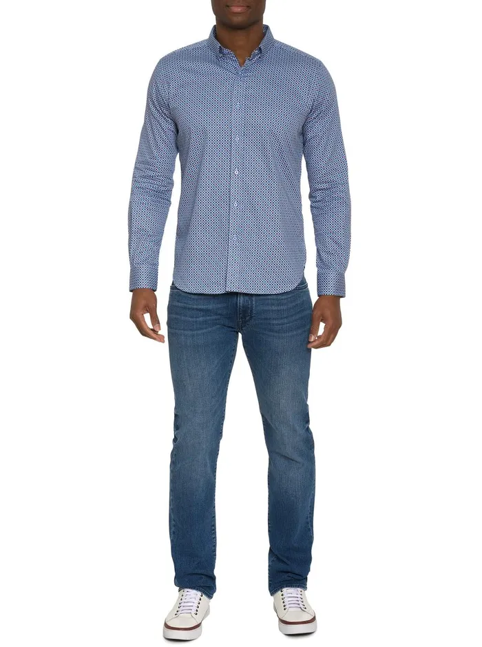 Men Long Sleeve Button Down Shirts Robert Graham COSTA LONG SLEEVE BUTTON DOWN SHIRT Multi