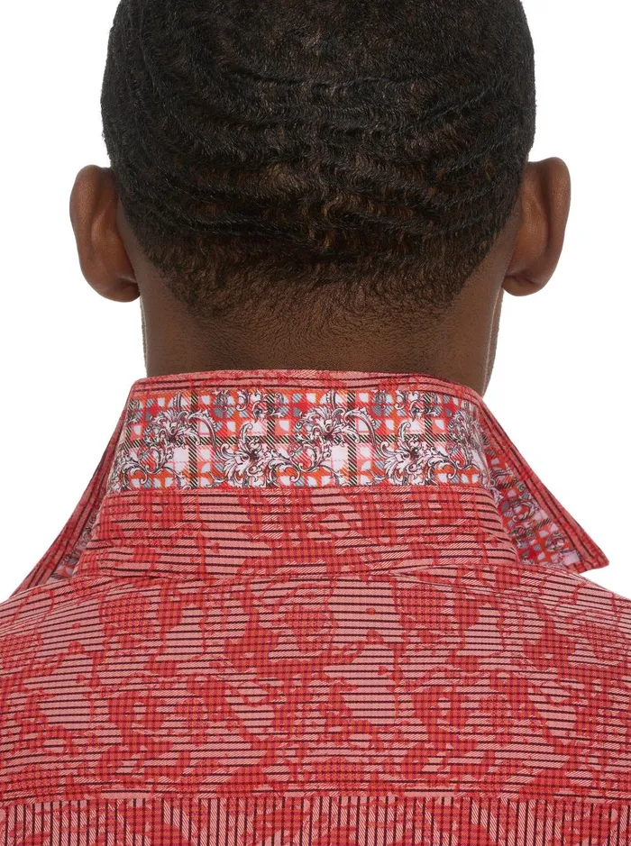 Men Long Sleeve Button Down Shirts Robert Graham ELECTRIC SLIDE LONG SLEEVE BUTTON DOWN SHIRT Grey