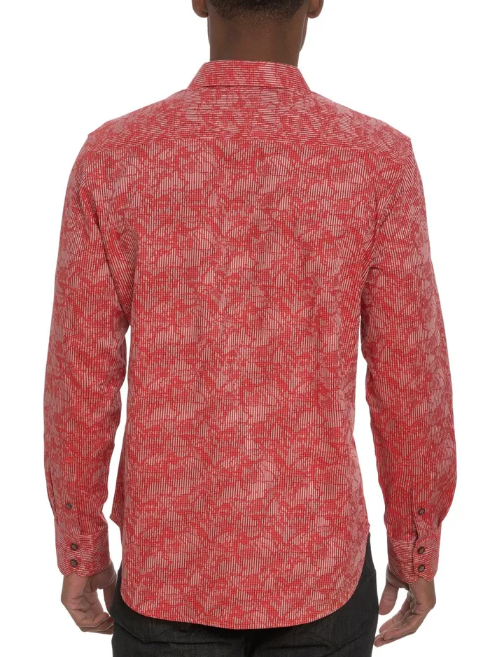 Men Long Sleeve Button Down Shirts Robert Graham ELECTRIC SLIDE LONG SLEEVE BUTTON DOWN SHIRT Grey