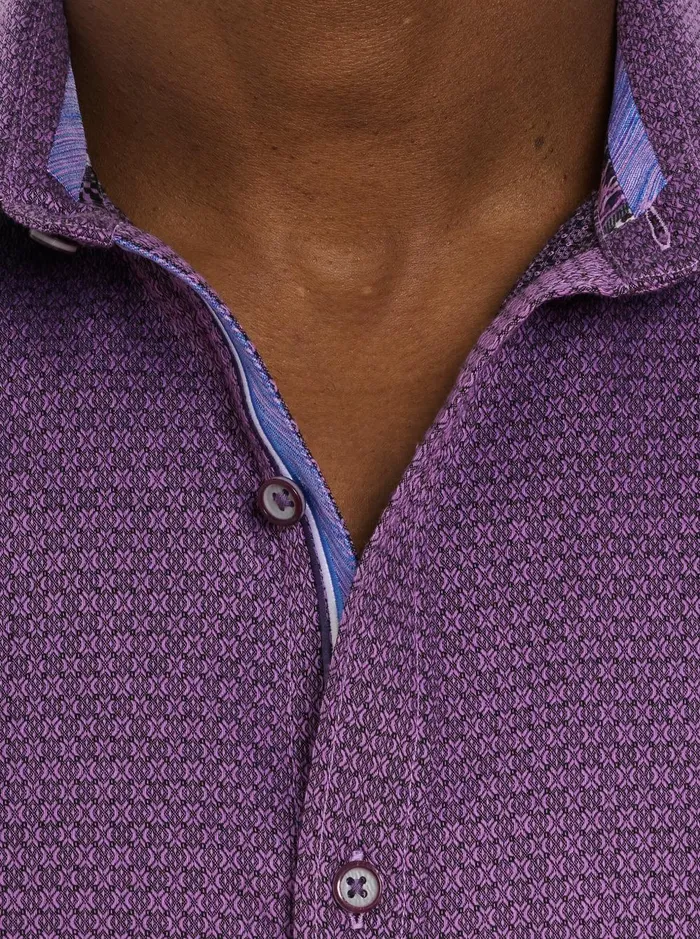Men Long Sleeve Button Down Shirts Robert Graham METRO LONG SLEEVE BUTTON DOWN SHIRT Blue