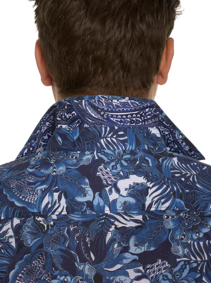 Men Long Sleeve Button Down Shirts Robert Graham RAMBLING LONG SLEEVE BUTTON DOWN SHIRT Classic