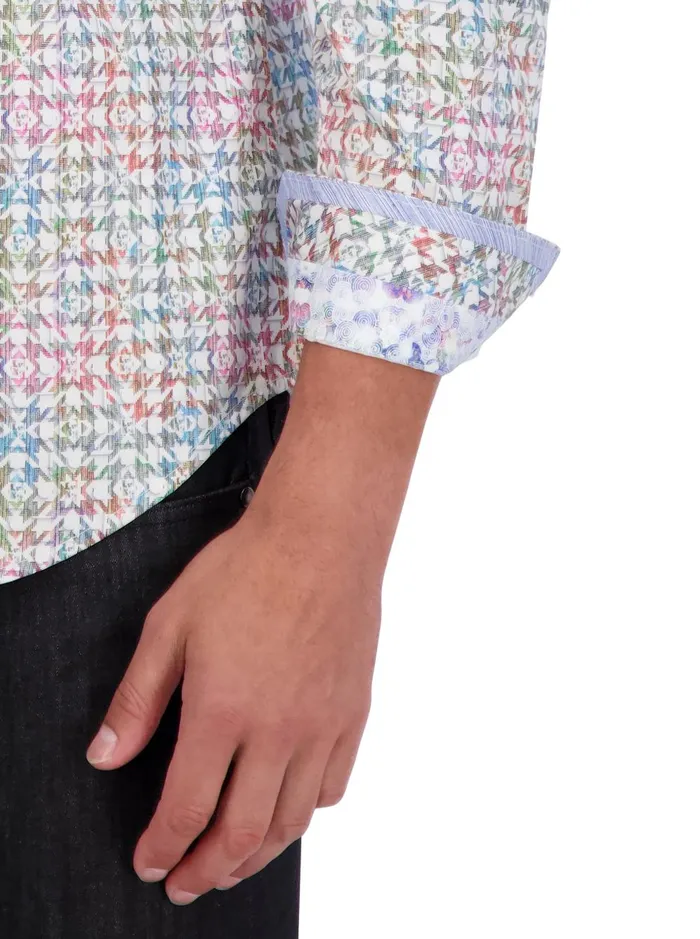 Men Long Sleeve Button Down Shirts Robert Graham SEVEN HILLS LONG SLEEVE BUTTON DOWN SHIRT Multi