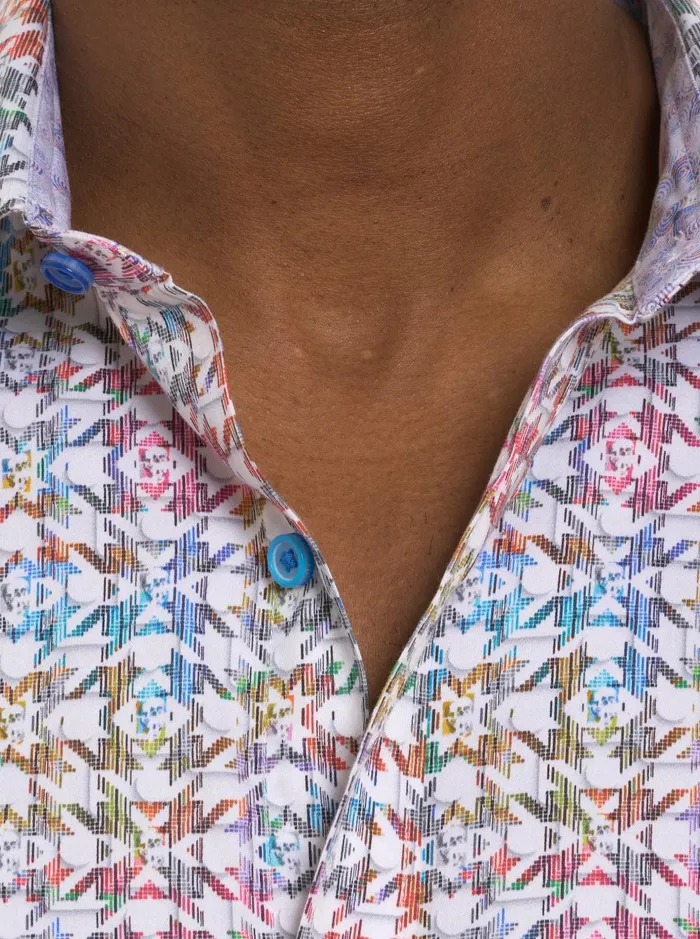 Men Long Sleeve Button Down Shirts Robert Graham SEVEN HILLS LONG SLEEVE BUTTON DOWN SHIRT Multi