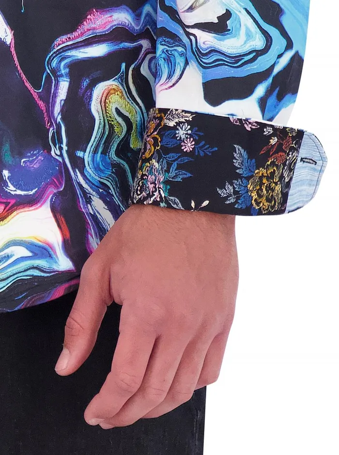 Men Long Sleeve Button Down Shirts Robert Graham STARBURSTS LONG SLEEVE BUTTON DOWN SHIRT Multi
