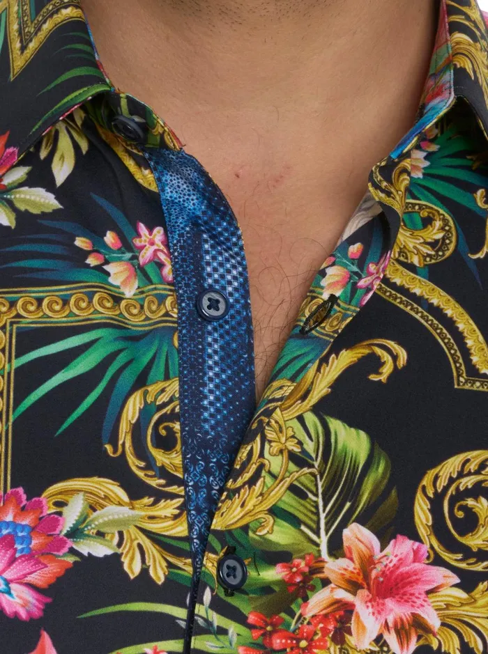 Men Long Sleeve Button Down Shirts Robert Graham THE JAMES LONG SLEEVE BUTTON DOWN SHIRT Multi