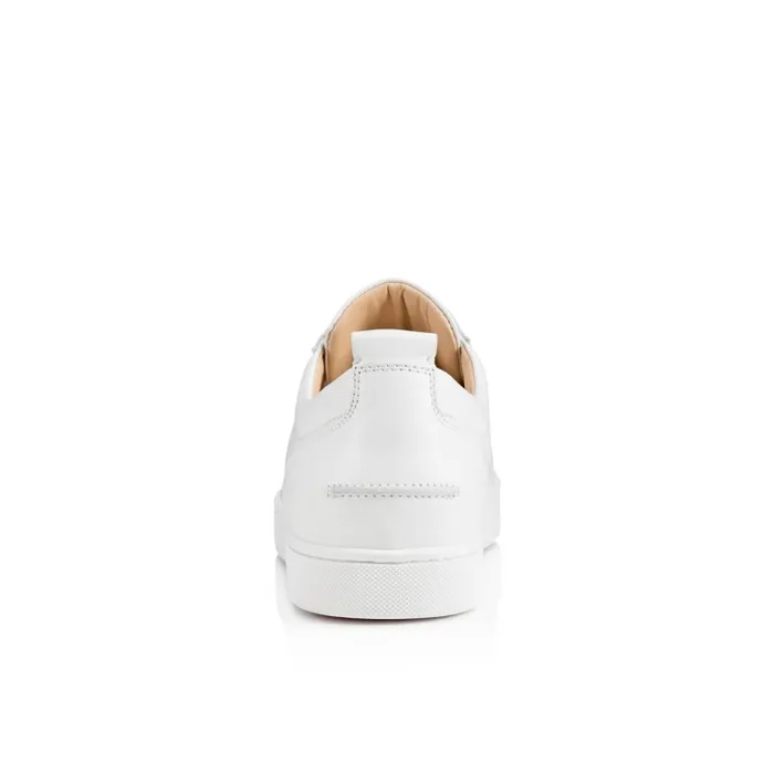 Men Louis Junior Sneakers 8211 Calf Leather 8211 White Christian Louboutin Sneakers