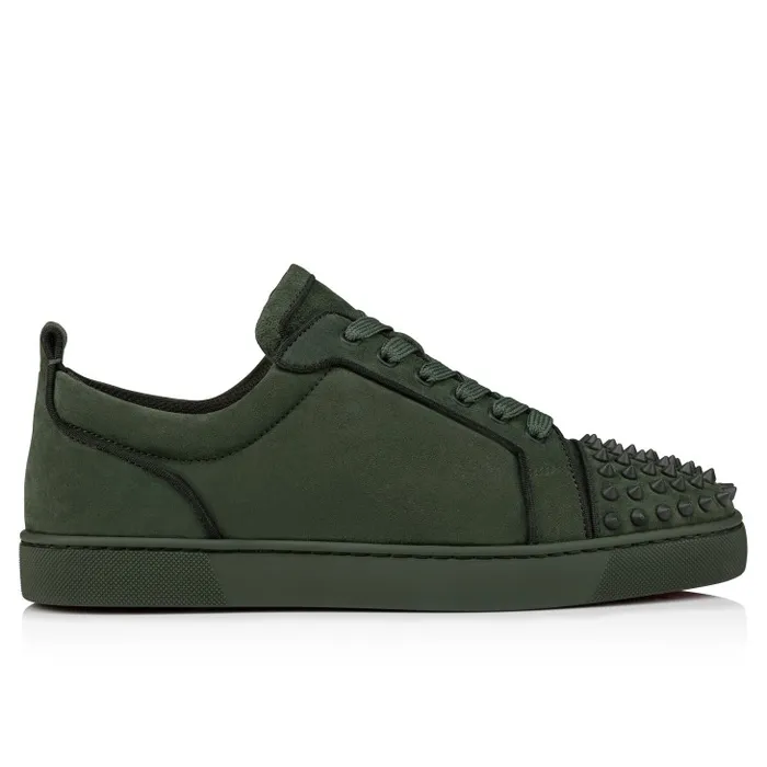 Men Louis Junior Spikes Sneakers 8211 Veau Velours And Spikes 8211 Tennessee Christian Louboutin Sneakers