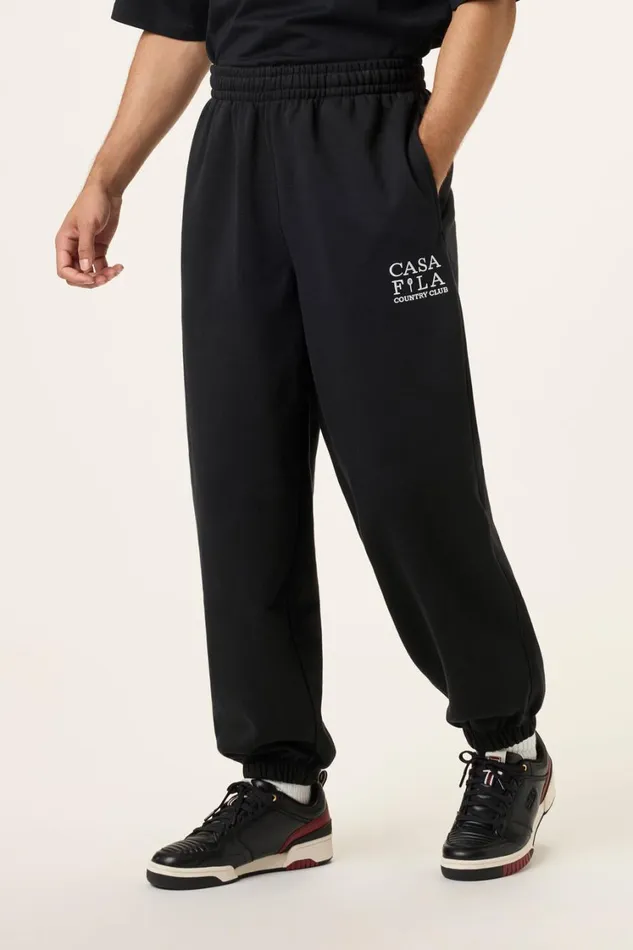 Men Matching Sets Fila CASA FILA Country Club Jogger 001 Black