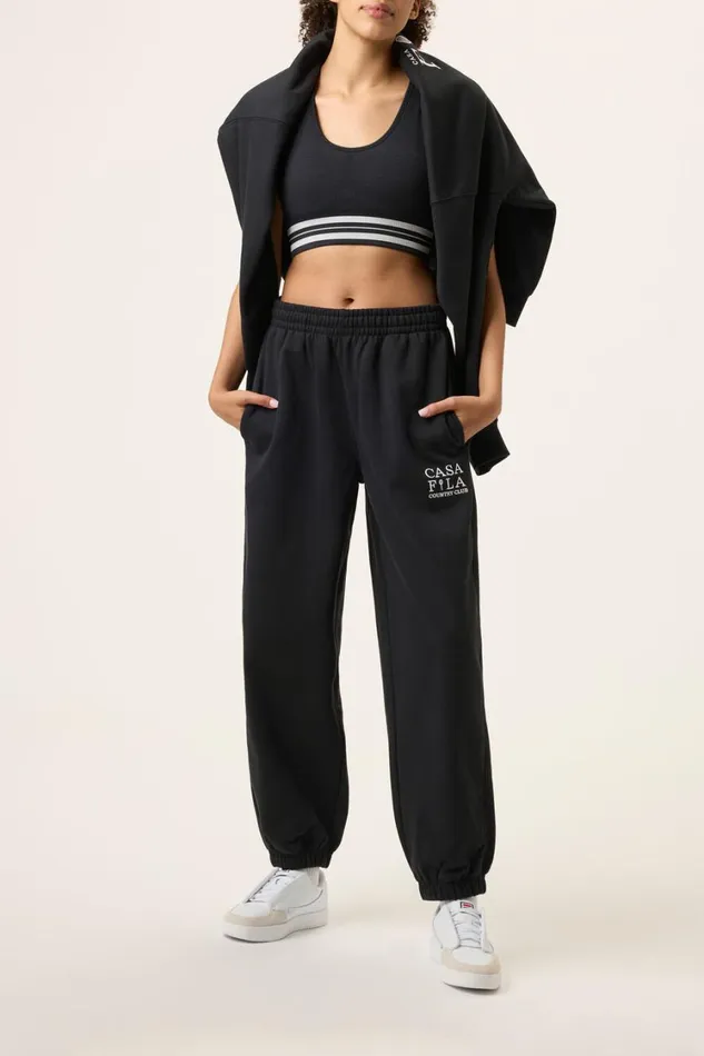 Men Matching Sets Fila CASA FILA Country Club Jogger 001 Black