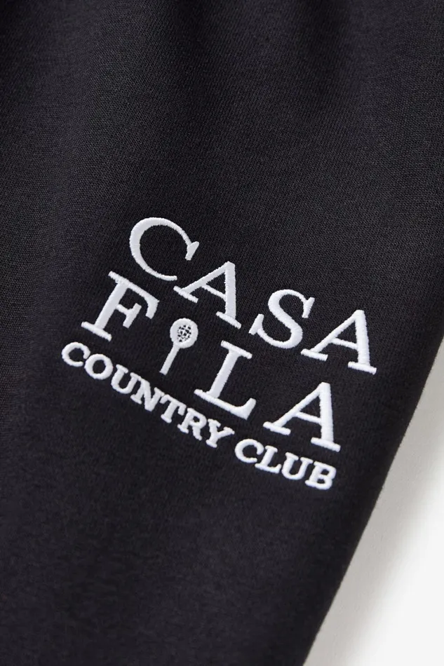 Men Matching Sets Fila CASA FILA Country Club Jogger 001 Black