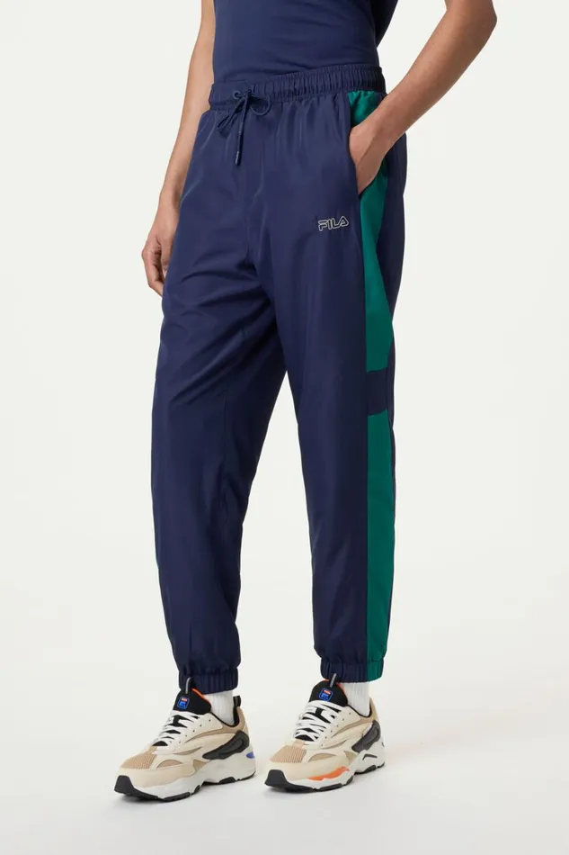 Men Matching Sets Fila Woven Track Pant 491 Fila Navyaventurinegardenia