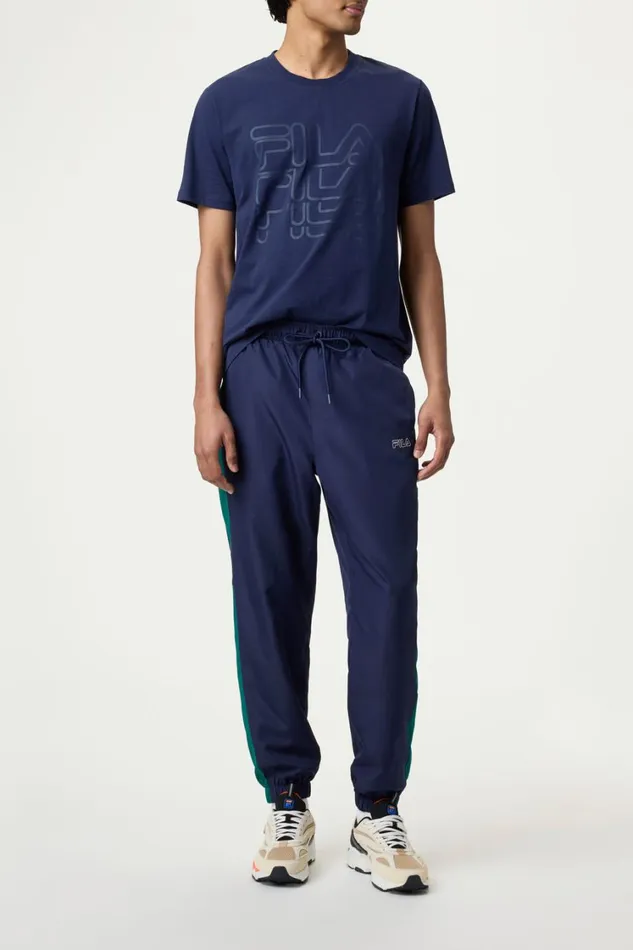 Men Matching Sets Fila Woven Track Pant 491 Fila Navyaventurinegardenia
